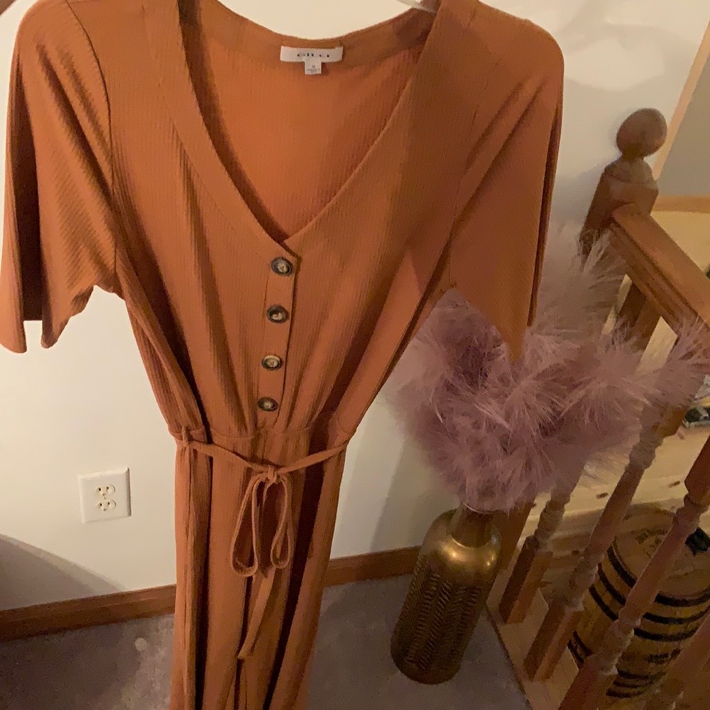 Burnt orange Jumpsuit